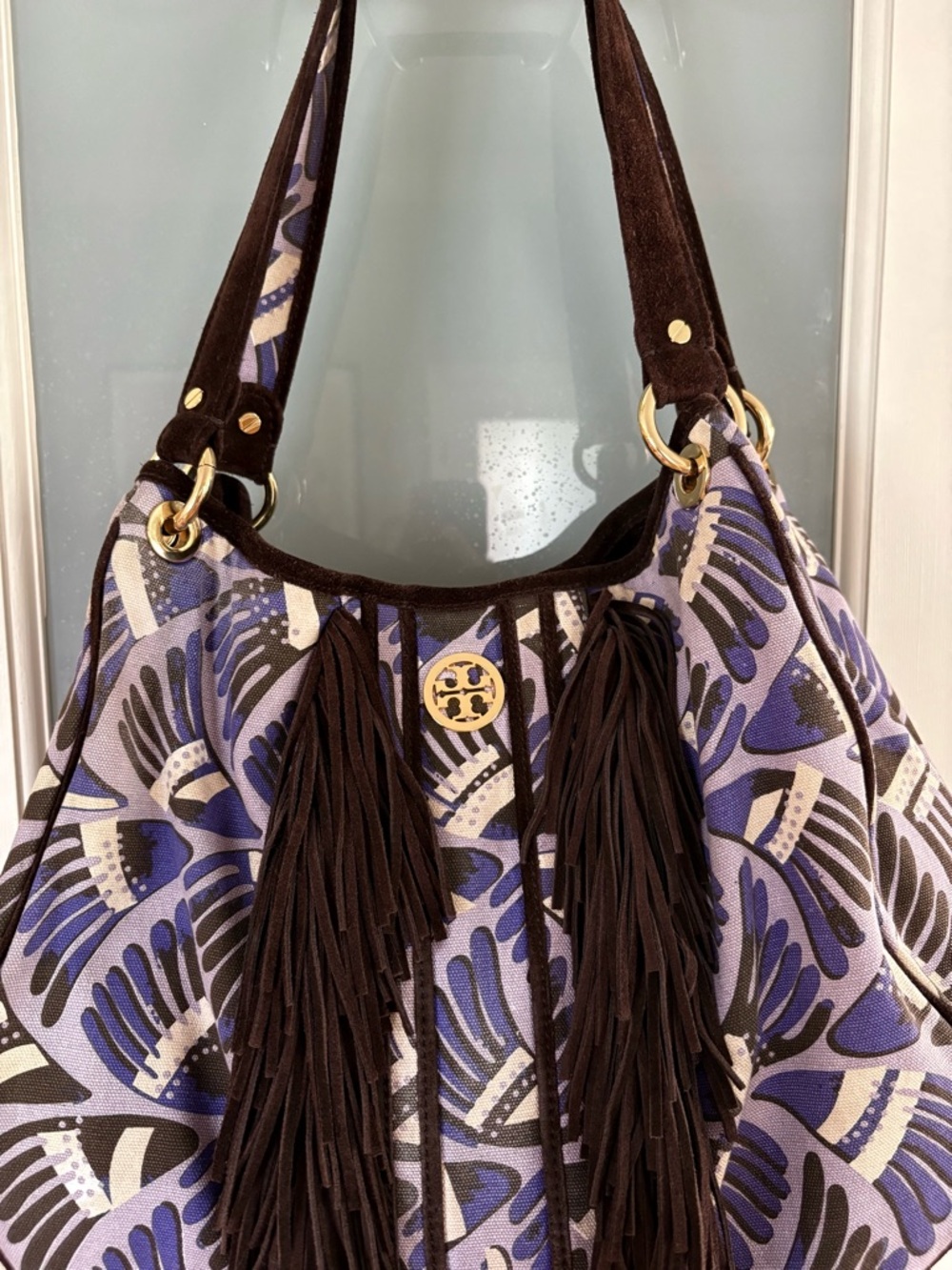 Tory Burch Sawla Hobo Fringe Bag - Picture 3 of 6